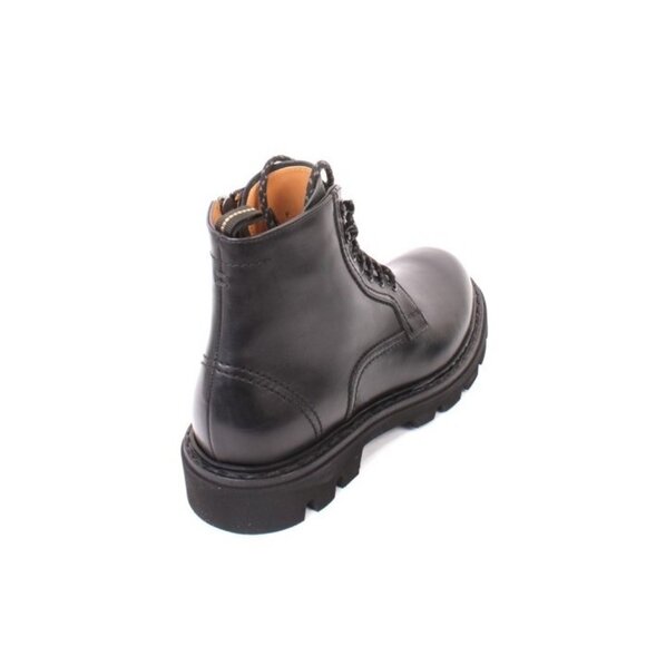 FABI 0658b Black Leather Lace-Up Ankle Boots main image 6